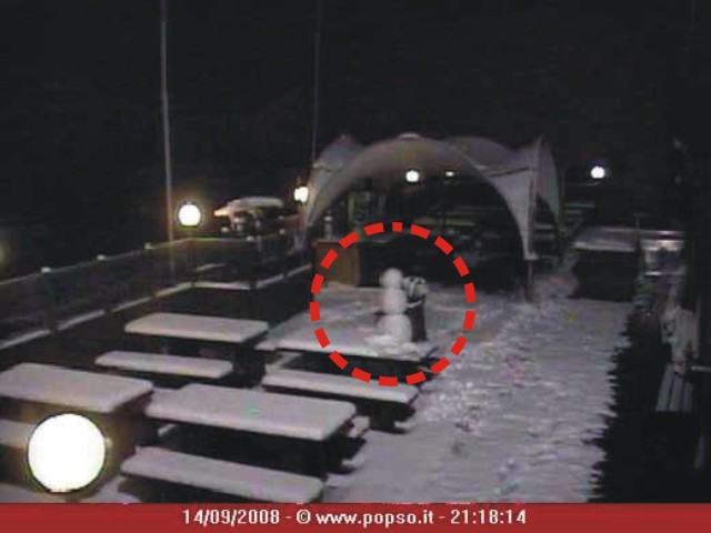 Pupazzo di neve allo Stelvio!!